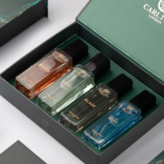 Carlton London Iconic Herren Flüssigparfüm Geschenkset, holzig-zitrisch - Bild 4