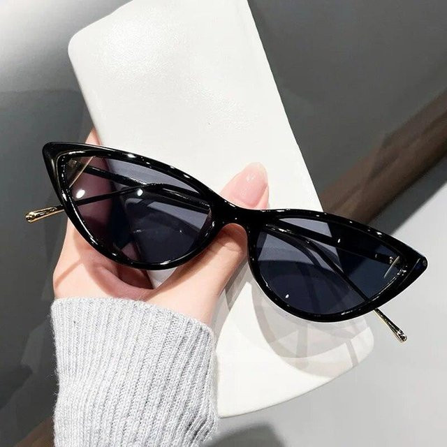 Dote Sonnenbrille Cat Eye, Vollrand, Kunststoff, Schwarz, Damen - Bild 1