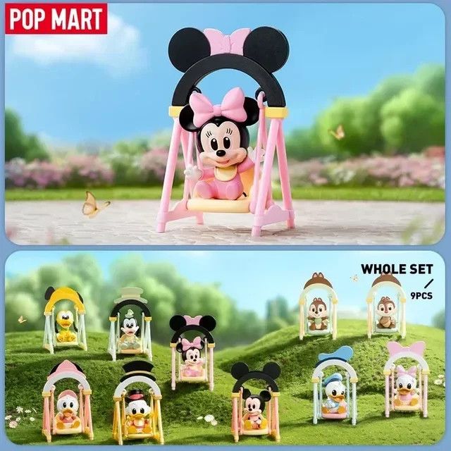 POP MART Disney Swing Serie Blind Box Kawaii Anime Action Figure Multicolor - Bild 1