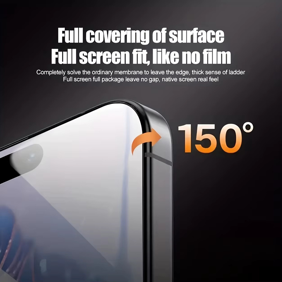 BOLLYMORE Displayschutzfolie Set aus 4 Stück, gehärtete Schutzfolie mit Staubfreier Installation und automatischer Ausrichtung, transparent, passend für iPhone 17 Pro Max, 16, 15, 14 Plus, 13, 12 und 11 - Bild 4