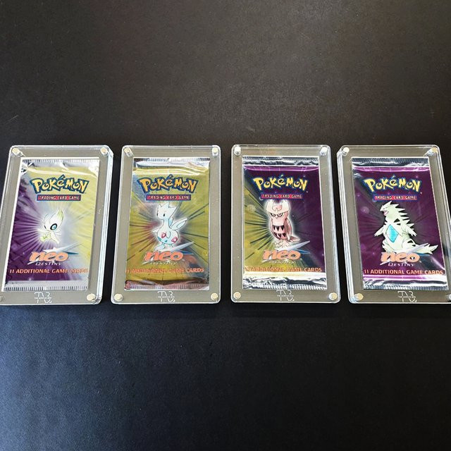 PKM 2002 Neo Destiny Booster Pack 1. Edition Version, Spielkarten, ab 10 Jahren - Bild 1