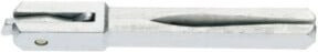 Dieckmann Haken-Wechselstift Typ U 4-kant, 8/10 mm, Länge: 80 mm, verzinkt, silber - Bild 1