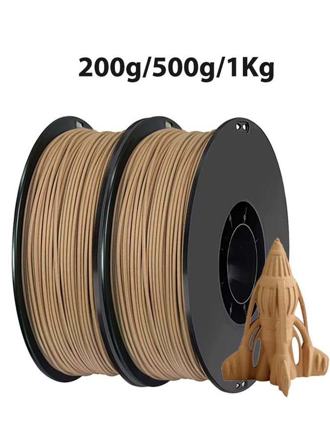 3D Maliang PLA Filament Weißeiche Dunkles Holz 1,75mm für FDM 3D-Drucker - Bild 5