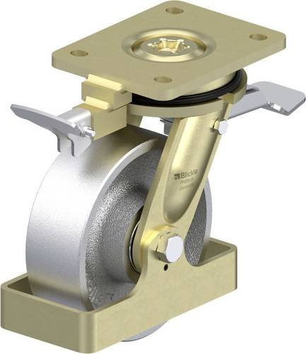 Blickle Schwerlast-Lenkrolle LS-G 150K-ST-RI4-FS in Silber, Rad-Durchmesser: 150 mm, Tragfähigkeit: 900 kg - Bild 1