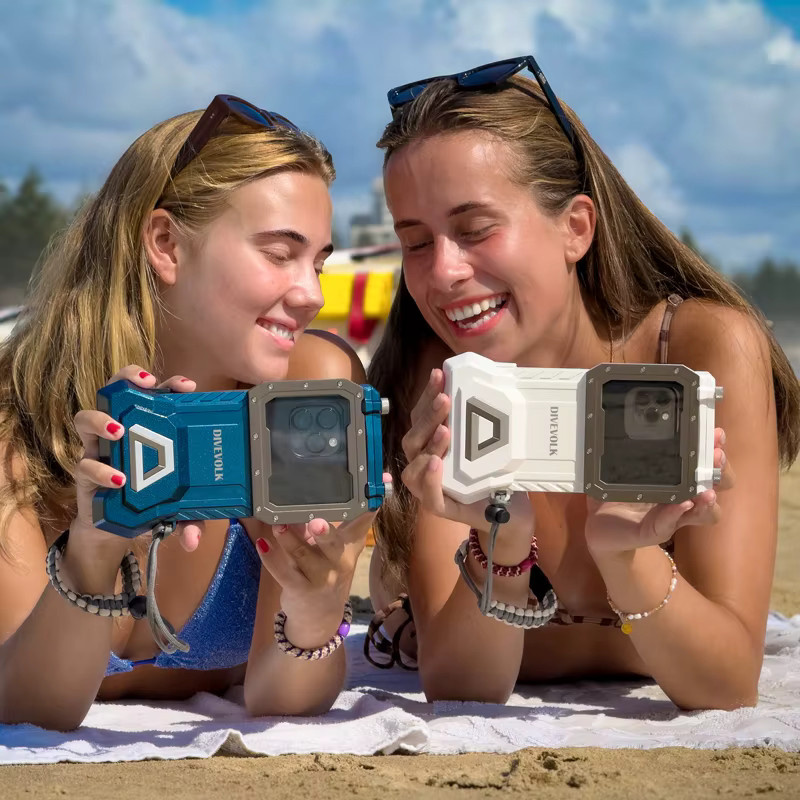 DIVEVOLK Seatouch 4 Max Plus Wasserdichte Tauchhülle für iPhone 17 Pro Max, Huawei, Samsung und Xiaomi zur HD-Fotografie beim Schwimmen - Bild 4