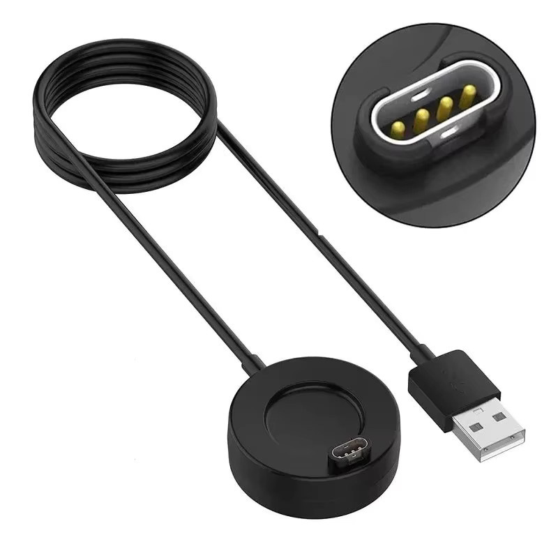QCTOG USB-C Dock Ladegerät für Garmin Smartwatches in Schwarz - Bild 2