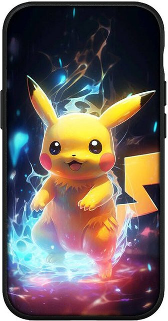 Handyhülle Pikachu und Glumanda von Takaratomy in Schwarz und Mehrfarbig für iPhone, Samsung Galaxy, Xiaomi Poco Redmi und weitere Modelle - Bild 1