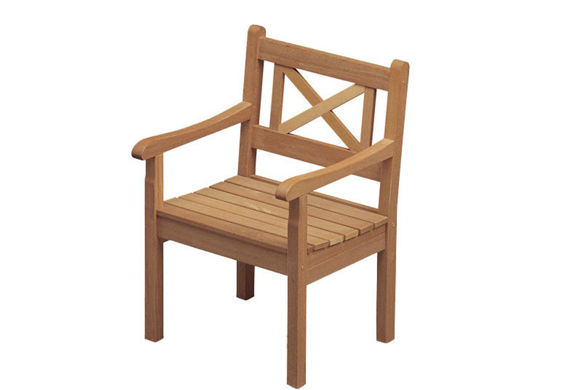 Skagerak By Fritz Hansen Skagen Gartenstuhl aus braunem Eukalyptusholz - Bild 2
