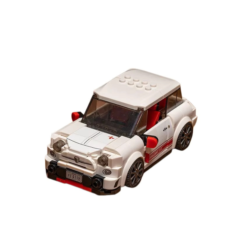 GSF Britischer Mini-Sportwagen, Baukasten, Retro, Weiß - Bild 4