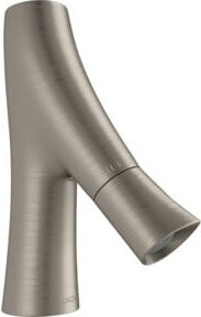 Hansgrohe Axor Starck Organic Standarmatur V 50 in Edelstahl-Optik Silber mit 109 mm Auslauf - Bild 1