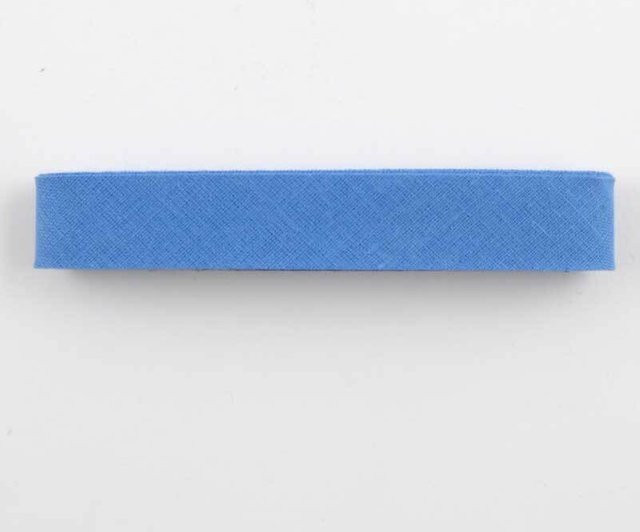 Gütermann Schrägband Nr. 5535 aus Baumwolle, Breite: 20 mm, Länge: 3 m, Farbe: Mittelblau - Bild 1
