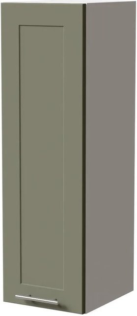 Feldmann-Wohnen Hängeschrank Oslo Weiß und Reed Green Matt B/T/H: 30 x 32,5 x 96 cm - Bild 1