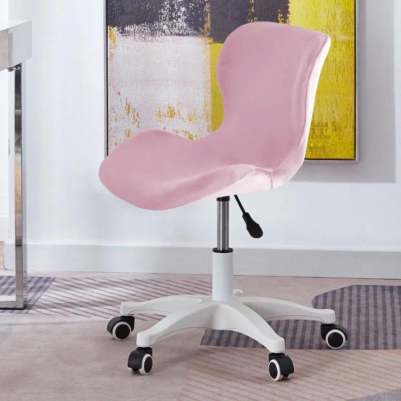 Bestbags Samt Stuhlbezug für Esszimmerstühle in Pink, elastischer Stretch-Überzug aus Polyester und Elasthan - Bild 1
