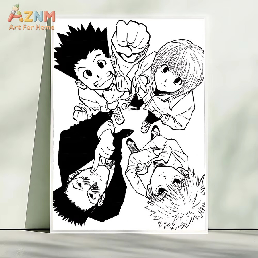 Hunter X Hunter Manga Anime Poster als Leinwanddruck von KAYOU zur Wanddekoration - Bild 2