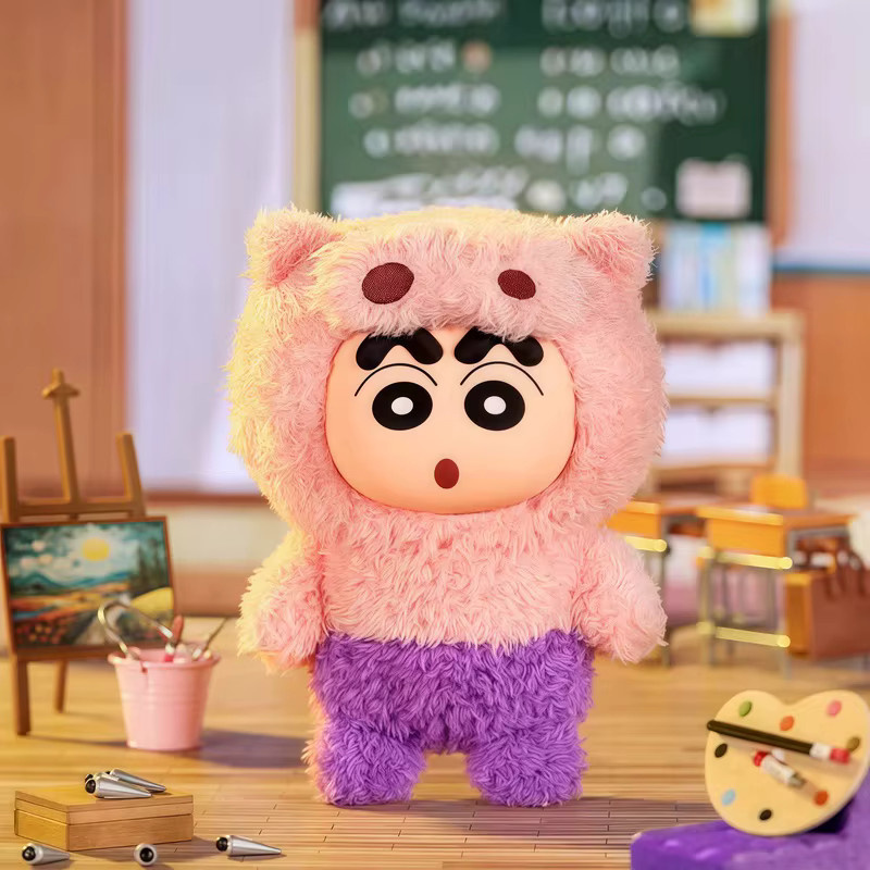 52TOYS Crayon Shin-Chan Blind Box Rucksack Plüsch Schlüsselanhänger, Einzelfigur - Bild 3
