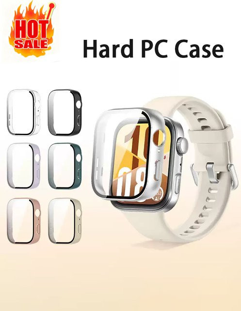 NEY Displayschutzhülle mit gehärtetem Glas und Abdeckung für Huawei Watch Fit 4/4 Pro in Transparent und Green - Bild 1