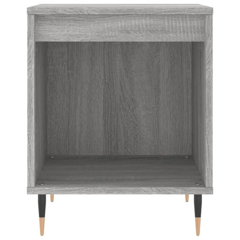 Vidaxl Nachttische 2er-Set in Grau, Modernes Design aus Holzwerkstoff und Metall, B/T/H: 40 x 35 x 50 cm - Bild 2