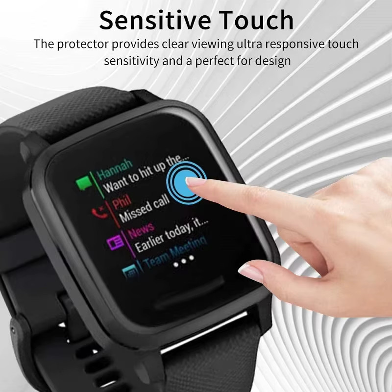 Garmin Displayschutzfolie, Hydrogel-Klarfolie, transparent, Venu SQ 2 - Bild 3