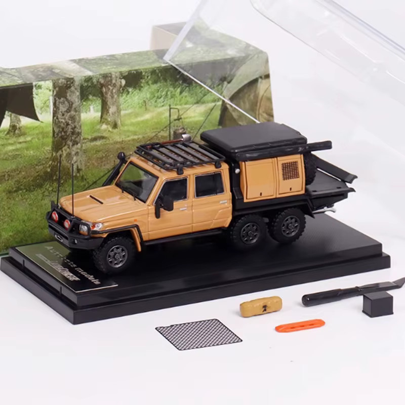 WELLY Land Cruiser LC79 J70 Pickup Truck, Modellauto, 1:64, Metall, ab 14 Jahren - Bild 2