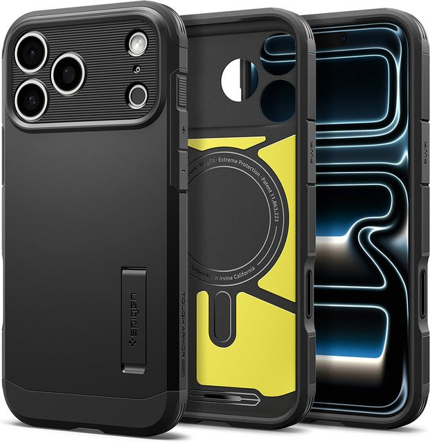 Spigen Tough Armor T MagSafe Schutzhülle für Apple iPhone 18 Pro Max und iPhone 17 Pro Max, Schwarz, ACS12136 - Bild 1
