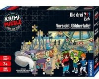 Kosmos Die drei ??? Kids Krimi-Puzzle Vorsicht Glibberfalle mit 150 Teilen - Bild 1