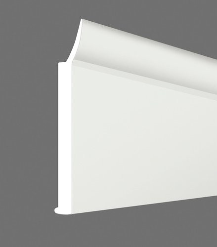 Meeth Flachprofil aus PVC in Weiss, Breite: 3 cm, Länge: 140 cm - Bild 1