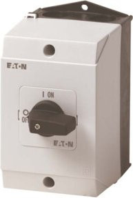 Eaton Ein-Aus-Schalter I(G) T0-1-8200/I1 Aufputzschalter IP65 in Schwarz und Weiß - Bild 1