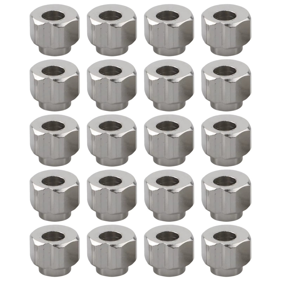 20 Stück Openbuilds Exzentrische Abstandshalter für 3D-Drucker in Silber mit 5mm Bohrung - Bild 1