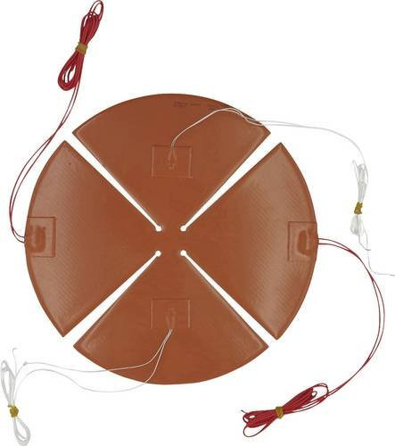 Thermo TECH Silikon Heizelement 3M 200W orange, Durchmesser: 300 mm, Schutzart IPX6, 24 V/AC oder 24 V/DC - Bild 1