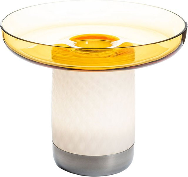 Artemide Bontà LED-Akkuleuchte in Weiß mit Milchglas und Dimmfunktion, Durchmesser: 26 cm - Bild 1