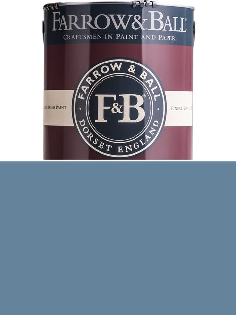Farrow & Ball Exterior Eggshell Holzschutzfarbe Cook's Blue 237 Blau, 2,5 l - Bild 1
