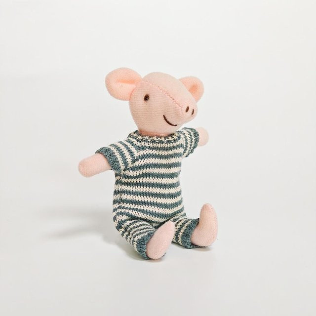 Yiran toy Plüschmaus & Schwein Puppe, Kuscheltier, ab 6 Jahren - Bild 1