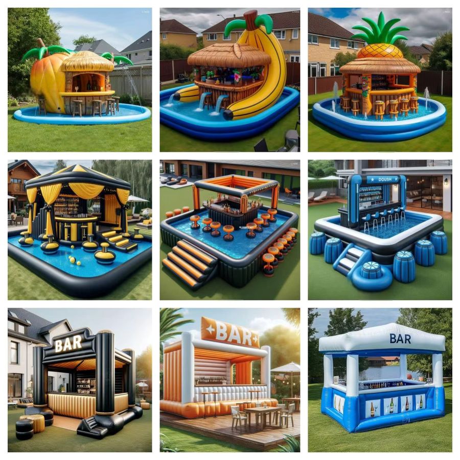 Aufblasbare Kioskbar von YTYIN für den Außenbereich, ideal für Sommerpartys und als Wasserspielgerät für Pool und Strand - Bild 2