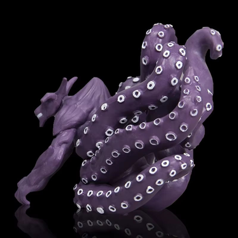 Bandai Naruto Anime Tail Beast Series Schreibtischspielzeug Ornament aus Kunstharz in Lila, Höhe: 10 cm - Bild 2