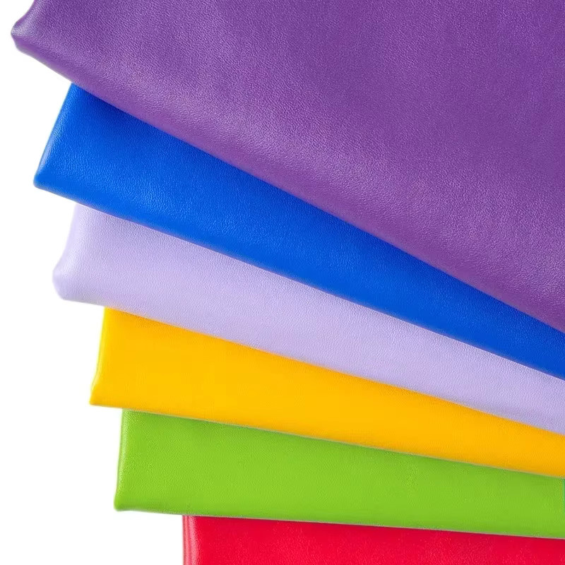 Elastischer Kunstlederstoff als Meterware für DIY-Projekte, Polsterung und Kleidung, Farben: Silber, Blau, Gelb - Bild 6