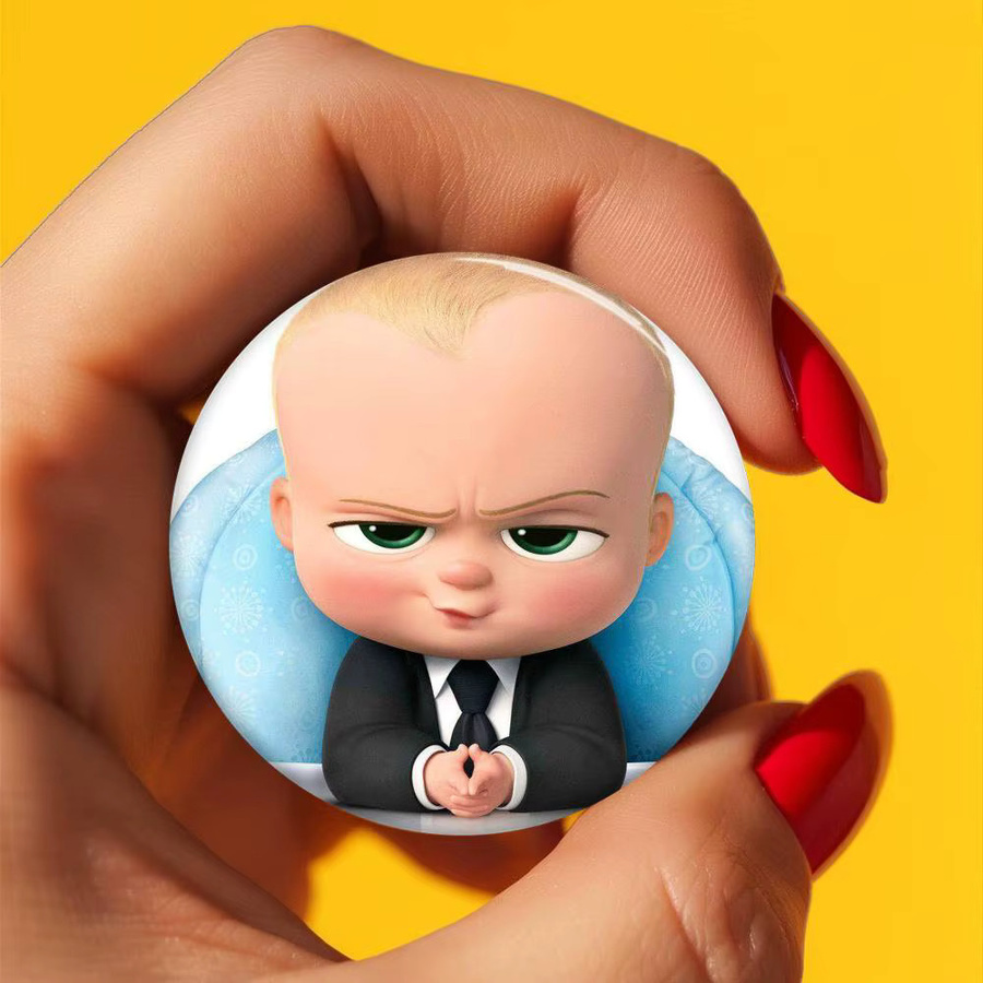 Brosche Anime-Spiele Boss Baby, Messing, Bunt - Bild 3