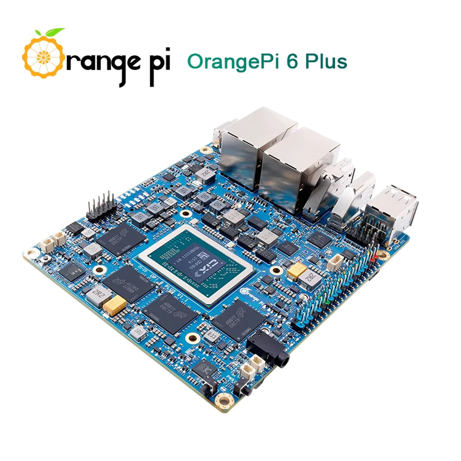 Orange Pi 6 Plus Einplatinen-Computer mit 16/32 GB LPDDR5, 45TOPS CIX CD8180/CD8160 SoC, 5G Ethernet und 12-Kern 64-Bit Prozessor - Bild 2