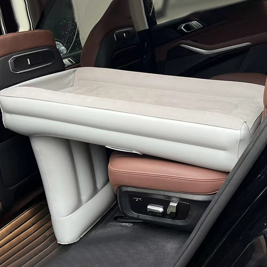 Aufblasbares Auto-Schlafbett mit Pumpe, verdickte Luftmatratze für Kinder als Rücksitz-Luftmatratze für Camping, Wandern und Outdoor-Reisen - Bild 3