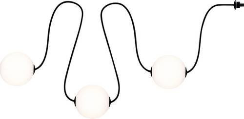 Paulmann Solar-Lichterkette für Außen mit 3 warmweißen Globe-Bällen, IP67, weiß - Bild 1