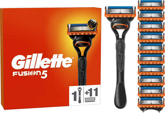 Gillette Fusion5 Rasierer mit 11 Ersatzklingen für Herren - Bild 1