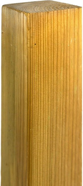 GartenLand Pfosten Gerade Gekappt aus Kiefernholz in Grün B/T/H: 7 x 7 x 180 cm - Bild 1
