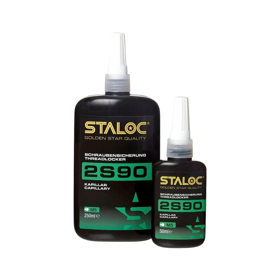 Staloc Schraubensicherung 2S90 Mittelfest Grün bis M5 50 ml - Bild 2
