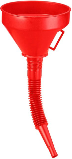 Relaxdays Trichter Set aus Kunststoff in Rot mit Schlauch, Höhe: 37 cm, Breite: 16,5 cm, Tiefe: 16,5 cm - Bild 1