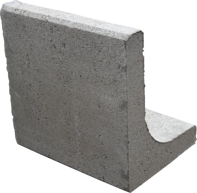 EHL L-Stein unbewehrt aus Beton in Grau B: 30 cm, T: 40 cm, H: 20 cm - Bild 1
