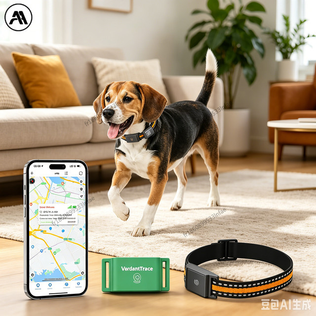 Mini 4G GPS Haustier-Tracker mit Echtzeit-Ortung und App-Steuerung, IP67 wasserdichter Anti-Verlust-Tracker für Hunde und Katzen - Bild 1