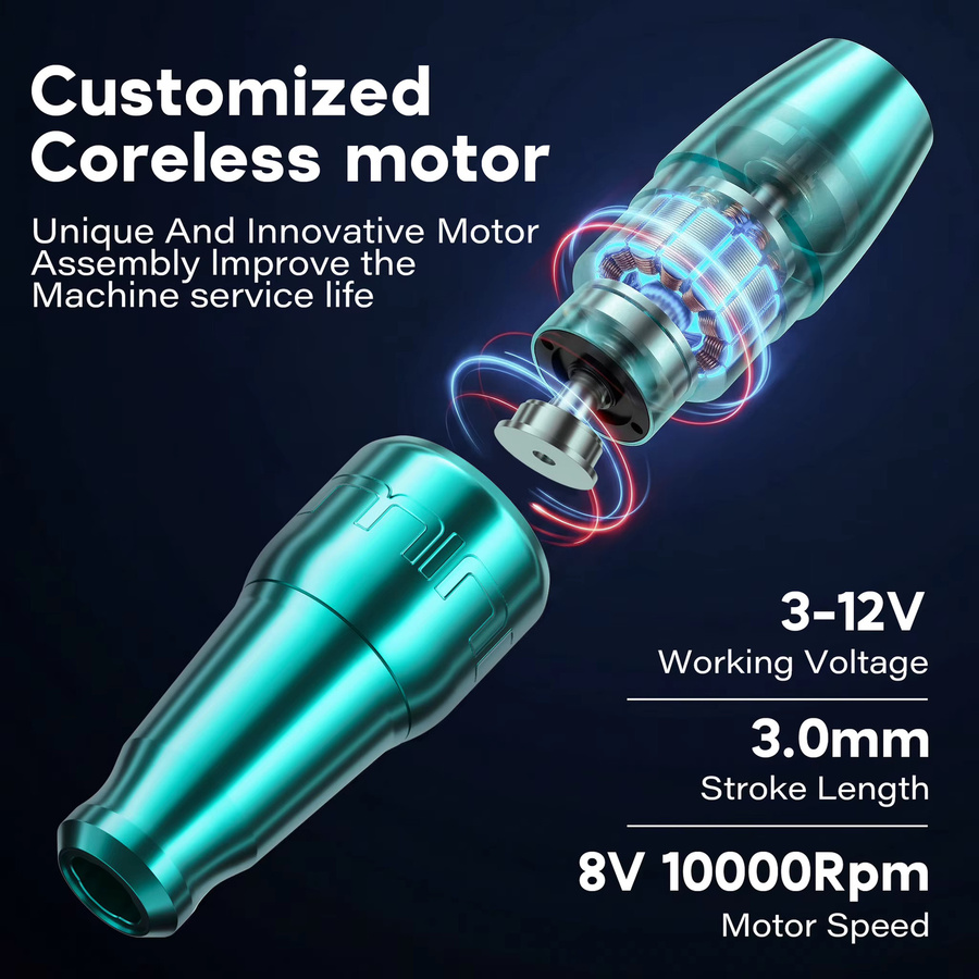 FK Mini-Tattoomaschine mit 3,0 mm Hub für Permanent Make-up - Bild 3