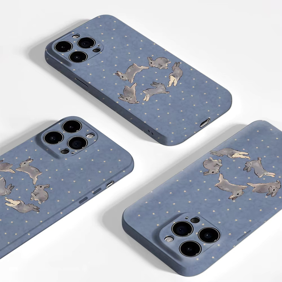 Star Bunny Robuste Magnetische Handyhülle für iPhone 17 16 15 14 13 Pro Max Plus in Blau - Bild 3