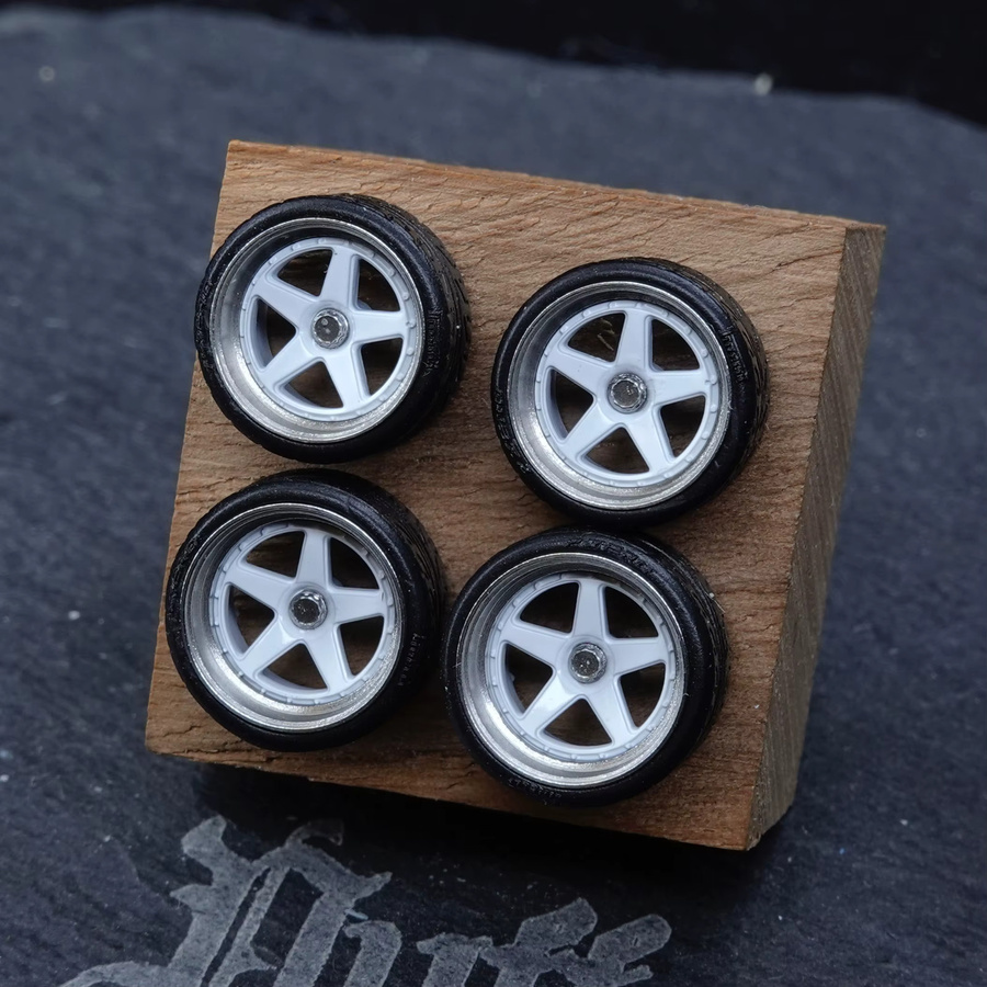 PuffStudio Tire-GEN01-8.5/8.8mm Modified Style Branch Wheel, Automodell Zubehör, 1:64 - Bild 1