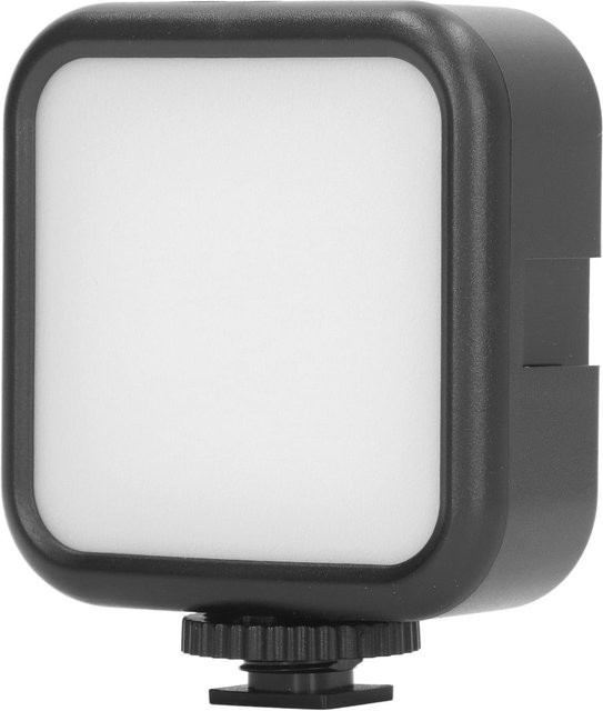 Tragbares LED-Kameralicht von CosyHome in Grau für Outdoor-Fotografie, Live-Streaming und Videocalls - Bild 1