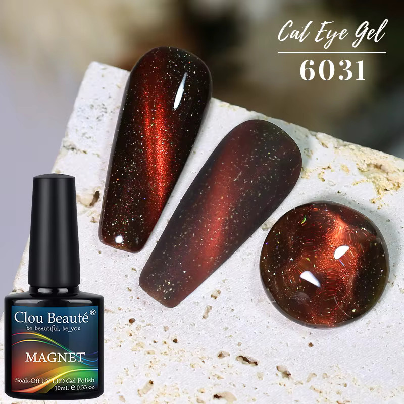 Beaute Magnetischer Katzeaugen-Nagelgel, Schimmernd, Unisex - Bild 2